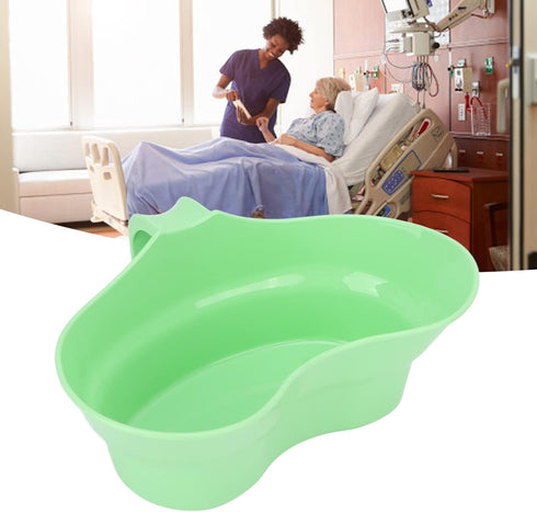 Emesis Basin Bed Mouthwash Cup - Elderly Vomit Basin with Grip Handle for Oral Care and Toothbrushing