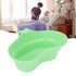 Vomit Basin Cup, Large Diameter Inward Curved Grip Handle, Unbreakable Kidney Shaped Bowl for Hospital