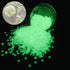 PrettyG 6 Boxes Set Luminous Nail Art Glitter, Glow in The Dark 3D Sparky Moon Butterfly Flower Stickers for DIY Craft
