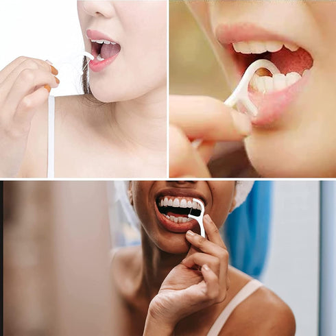 150 Count Dental Flossers, Individually Wrapped Floss Picks for Travel and Oral Care