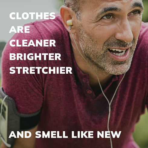 WIN Activewear Detergent - Free and Clear 64 oz Bottle - Sports Detergent for Sweaty Workout Clothes - Removes Odor from Running Cycling Yoga Apparel and Football Hockey Lacrosse Soccer Uniforms