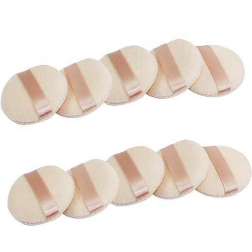Powder Puff for Makeup Face Powder, 10 Pieces