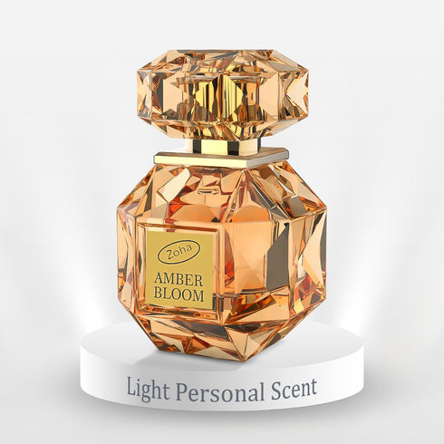 Zoha Amber Bloom, Amber Perfume for Women and Men, Alcohol Free Fragrance Oil Mist, 30ml Spray