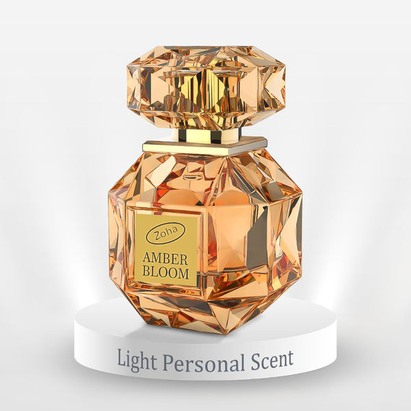 Zoha Amber Bloom, Amber Perfume for Women and Men, Alcohol Free Fragrance Oil Mist, 30ml Spray