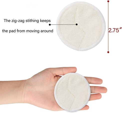 Teamoy 16 Pcs Reusable Makeup Remover Pads with Laundry Bag, Organic Super Soft Wash Cloth Pads, Bear