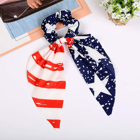Women Hairbands Elastic Running Sport Headband Hair Accessories for 4th of July Stars Stripes Headwrap TS06N (Hairband)