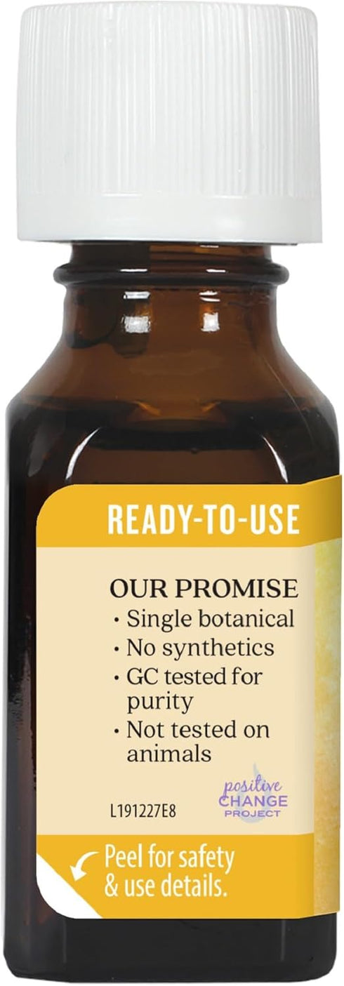 Aura Cacia Rose Absolute Pure Essential Oil in Jojoba Oil, 0.5 Ounce