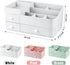 Makeup Organizer for Vanity, Large Capacity with Drawers, Skin Care Organizer, Cosmetic Display Cases for Countertop