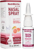 NutriBiotic Nasal Spray, 1 Fl Oz, Nasal Lubricant with Grapefruit Seed Extract, Drug-Free & Non-Medicated