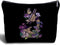 Floral Microscope Canvas Makeup Bag, Microbiology Science Teacher Gift, Science Women's Zippered Bag