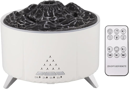 LAISANIM Flame Essential Oil Diffuser, 350ML Ultrasonic Flame Oil Diffuser, Up to 24H