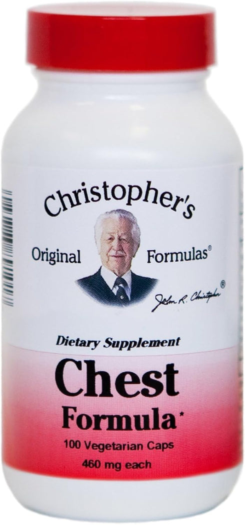 Dr. Christopher's Chest Formula, 100 Caps