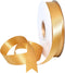 Morex Ribbon Double Face Satin Ribbon, 7/8" X 50 YD Old Gold for Gift Wrapping & Crafts