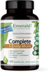 EMERALD LABS Complete 1-Daily Multi - Multivitamin for Men & Women with Vitamin C, 60 Vegetable Capsules