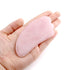 Jovivi Natural Rose Quartz Stone Gua Sha Scraping Massage Tool, Wing-Shape Healing Crystal Facial Massager