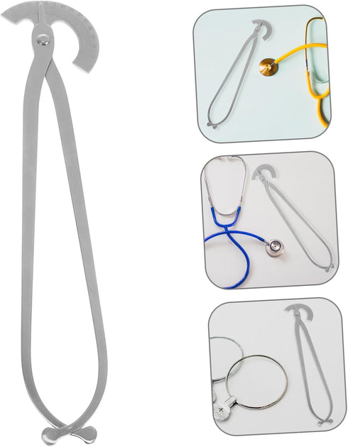 Stainless Steel Pelvic Measuring Tool Ruler Clean Scale Practical Supply for Accurate Internal and External Diameter