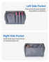 Narwey Small Makeup Bag for Purse, Mini Cosmetic Bag Travel Makeup Pouch, Cute Zipper Pouch with Compartments for Women
