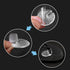 Forefoot Half Insoles Guard, Transparent Flip-Flops Cushions, Self-Adhesion Shoe Insoles, 3 Pairs