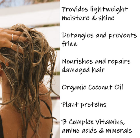Saltie Sea Kelp Daily Hair Conditioner 8.5 fl. Oz | Nourish with Sea Weed, Kelp & Algae | Lightweight, Detangle, Repair