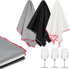 Lemecima 6 Pcs Wine Glass Polishing Cloths Large Microfiber Cleaning Cloths 23.6 x