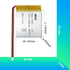 (3 Pack) 503035 Battery 503035 Lipo Battery Compatible for Multiple Device 503035 Replacement Batteries with PH 2.54 JST & PH 2.0 JST Connector and Tool