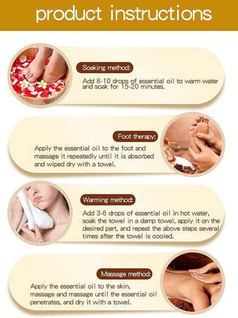 Meifen 3 Pack Lymphatic Drainage Ginger Oil, Ginger Massage Oil to Promote Blood Circulation,Suitable for Body Massage