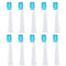 Replacement Toothbrush Heads Compatible for FW - 10pc Soft Brush in White