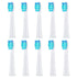 Replacement Toothbrush Heads Compatible for FW - 10pc Soft Brush in White