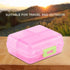 MOPFOL 7 Grids Weekly Pills Organizer - Portable Medicines Case for Travel, Leak-Proof Compartments with Secure