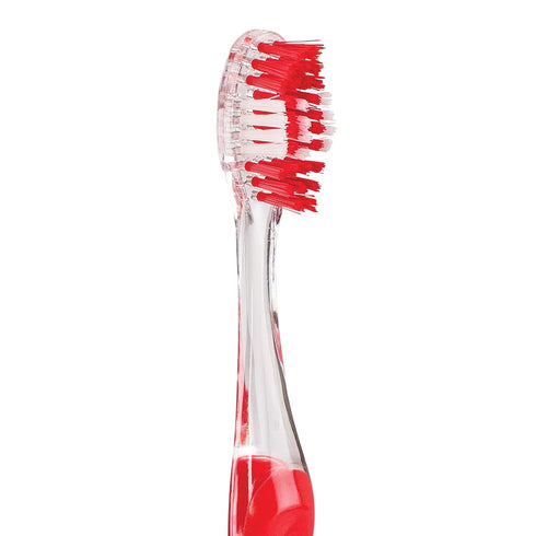 SmileGoods A385 Soft Bristle Toothbrush, 38 Tuft, 72 Individually Packaged Premium Toothbrushes, Assorted Colors Bulk