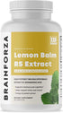 Brain Forza Lemon Balm R5 Extract Capsules - 90 Capsules, Standardized Extract 5% Rosmarinic Acid
