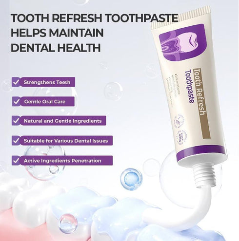 WenFeng 2 100g PCS Tooth Refresh Toothpaste,Fresh Breath,Daily Use for Oral Health