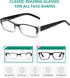 Eyekepper Reading Glasses - 4 Pack with Reading Sunglasses for Men and Women, Two-Tone Reader Eyeglasses