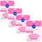 MISS SPA Lip Mask, Hydrate Boost Hydrogel Pink Mask, Soothes & Restores Lips, Moisturizing Anti-Aging Skin Care, 4 Pack