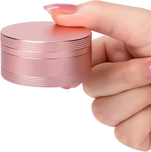 Portable Waterproof Pill Box, Single Metal Pill Container for Pocket Purse, Aluminium Alloy Daily Medicine Organizer,