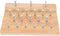 KOMBIUDA Finger Training Pegboard Finger Strengthening Equipment Wooden Pegboard for Hand Flexibility