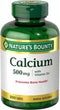 Nature's Bounty Calcium Plus 500 mg Vitamin D3 - 300 Tablets, Immune Support & Bone Health
