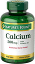 Nature's Bounty Calcium Plus 500 mg Vitamin D3 - 300 Tablets, Immune Support & Bone Health