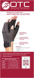 OTC Arthritis Relief Gloves, Premium Warming No Chill Neoprene Support, Black, Small