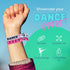 Infinity Collection Dance Hair Ties - 5 Ouchless Ponytail Holders for Girls Dance Recitals