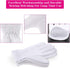 Selizo Moisturizing Gloves for Dry Hands Overnight, 3 Pairs 100% White Cotton Spa Gloves for Eczema, Women