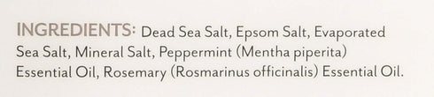 Soothing Touch Bath Salts Pouch, Peppermint Rosemary, 8 Ounce