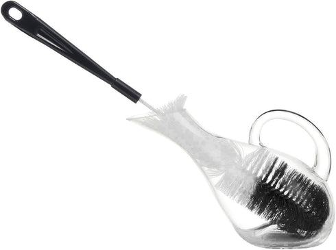 ALINK 16in Extra Long Black Bottle Cleaning Brush for Washing Narrow Neck Beer/Wine/Thermos and Hummingbird Feeder
