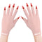 MEKK UV Gloves for Nails, Extra Length UV Light Gloves for Gel Nails, Pink