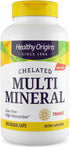 Healthy Origins Chelated Multi Mineral (Bioavailable, Non-GMO, Gluten Free, Albion Minerals) 240 Veggie Caps