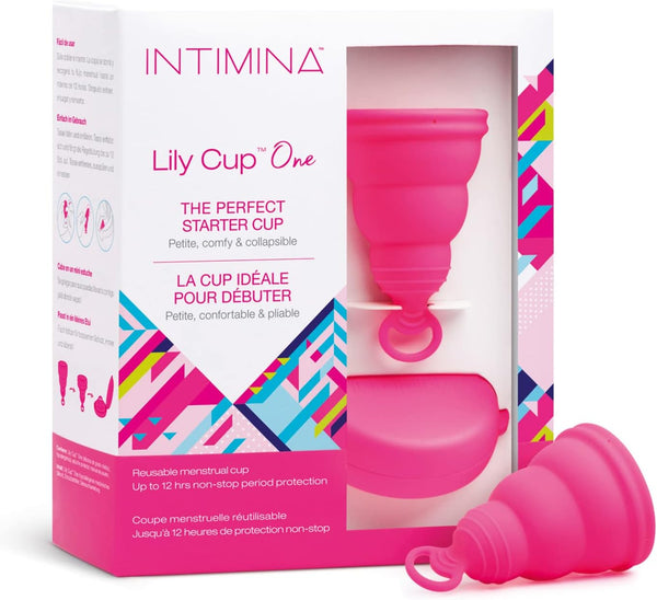 Intimina Lily Cup One – The Collapsible Menstrual Cup for Beginners, Teen Users