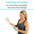 Vive Lotion Applicator for Back, Feet - 17.5" Long Handle Cream Wand for Elderly, Women, Apply Medicine, Skin Cream