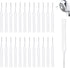 Patelai 60 Pcs Mini Shower Head Cleaner Picks, Anti Clogging Nylon Cleaning Brush for Shower, Window Slot, Keyboard