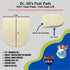 YJ64-6062, 1/4" (4 Pack) Dr. Jill's Foot Pads, Latex Free, Heel Pad Skived Felt