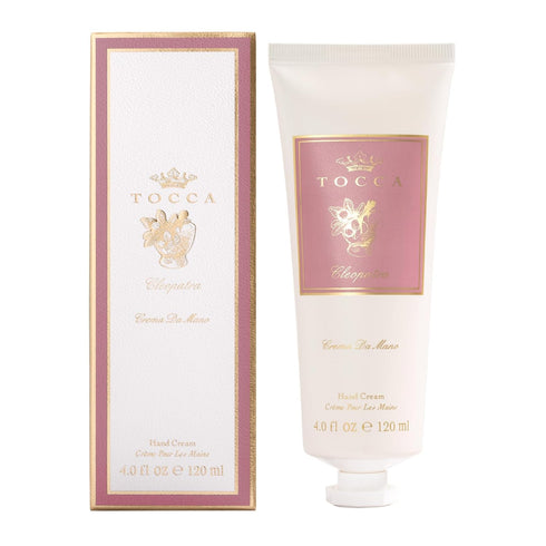 Tocca Cleopatra Hand Cream, 4 oz - Moisturizing, Quick Absorbing - Grapefruit, Jasmine, Vanilla Musk
